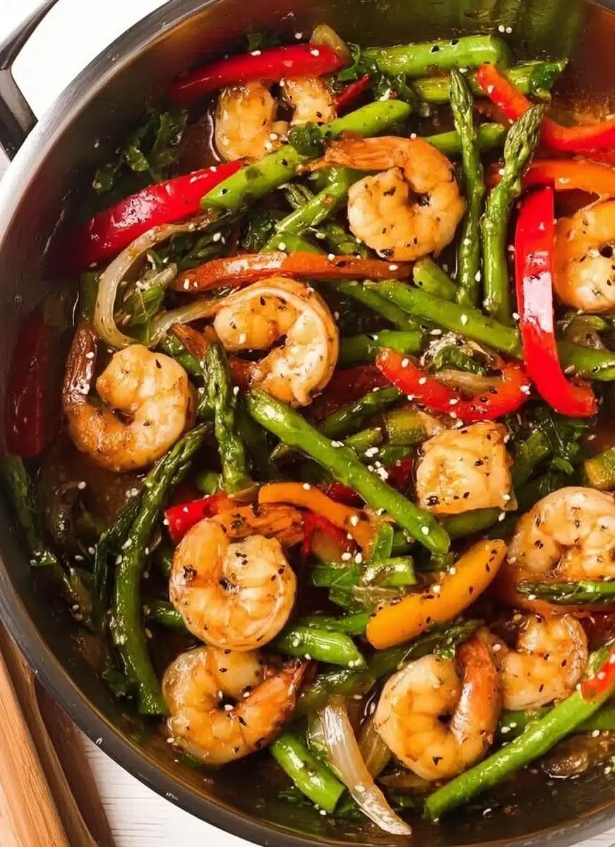 Shrimp and Green Bean Stir Fry