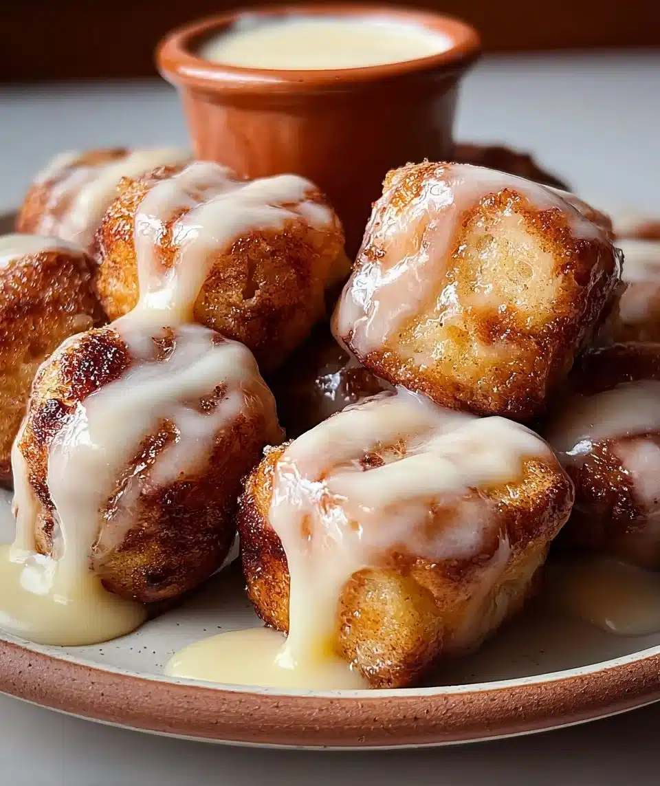 Sourdough Discard Cinnamon Roll Bites