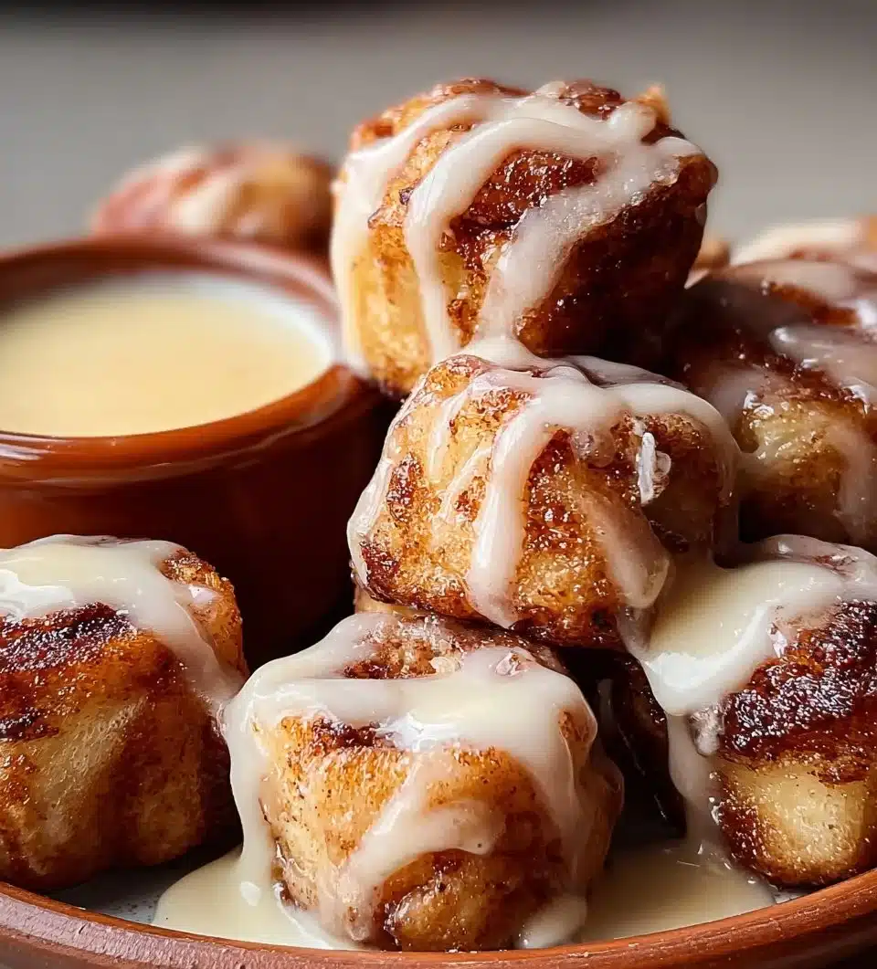 Sourdough Discard Cinnamon Roll Bites