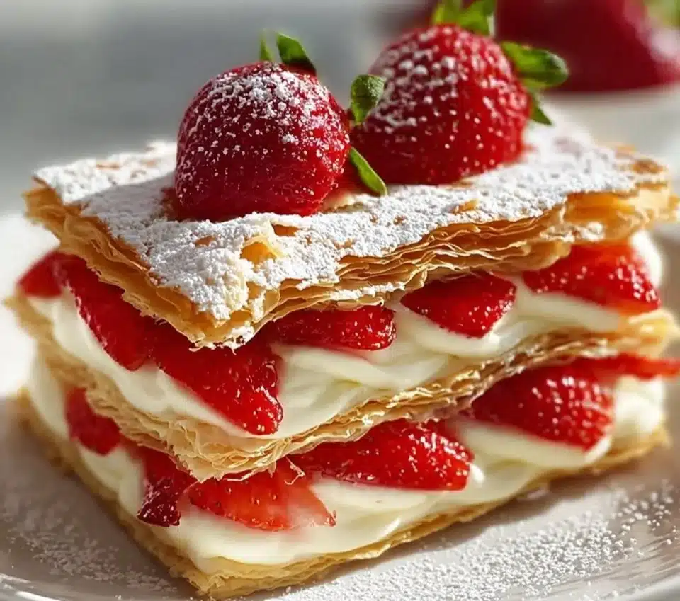 Mille Feuille Fraises Légères: Un Délice Estival Facile