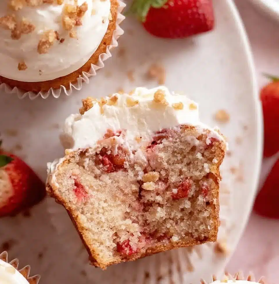 Strawberry Shortcake Cupcakes