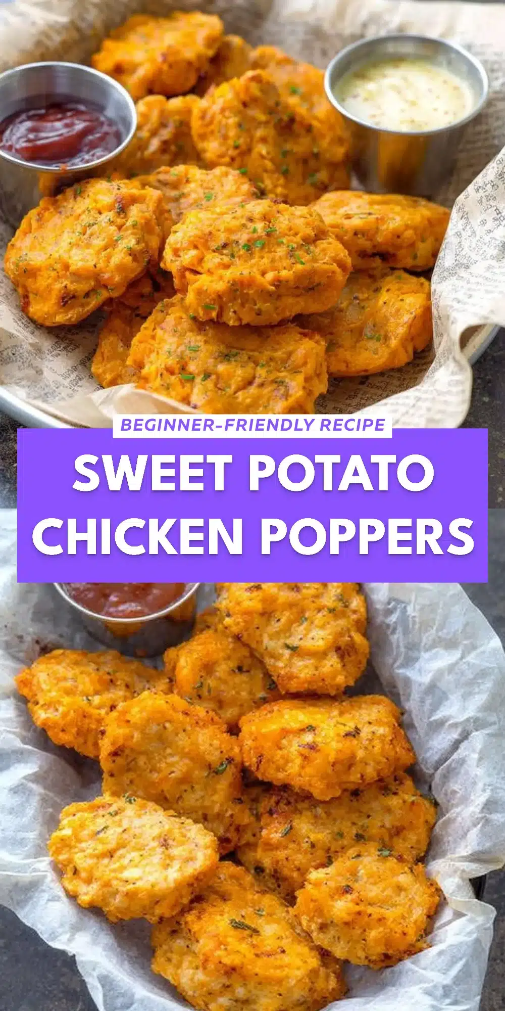 Sweet Potato Chicken Poppers