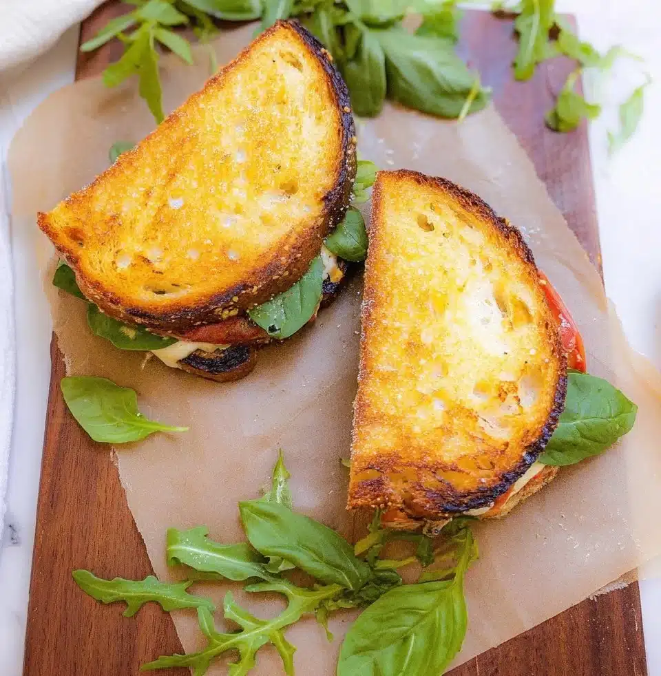 Tomato Sandwich with Vegan Lemon Garlic Aioli