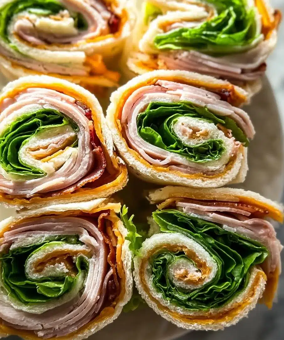 Turkey Pinwheel Sandwiches