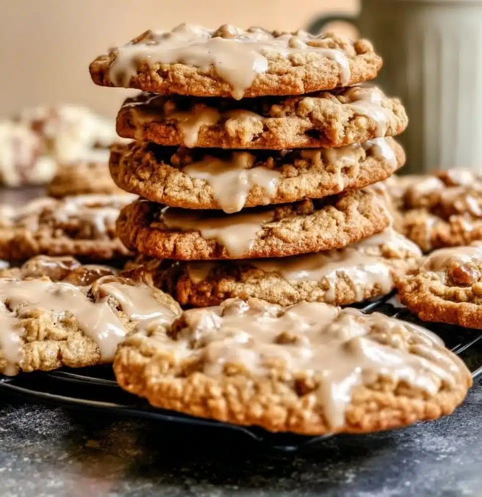 Vanilla Oatmeal Latte Cookies