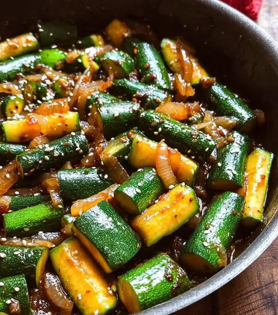 Zucchini and Onions