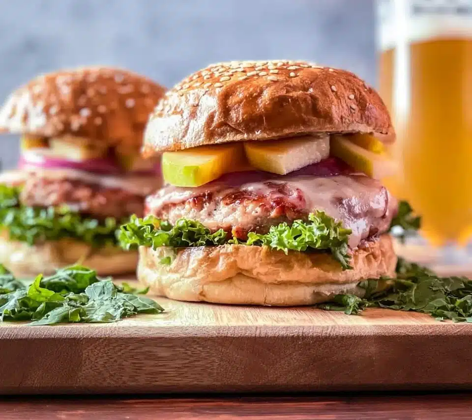 Apple Turkey Burgers