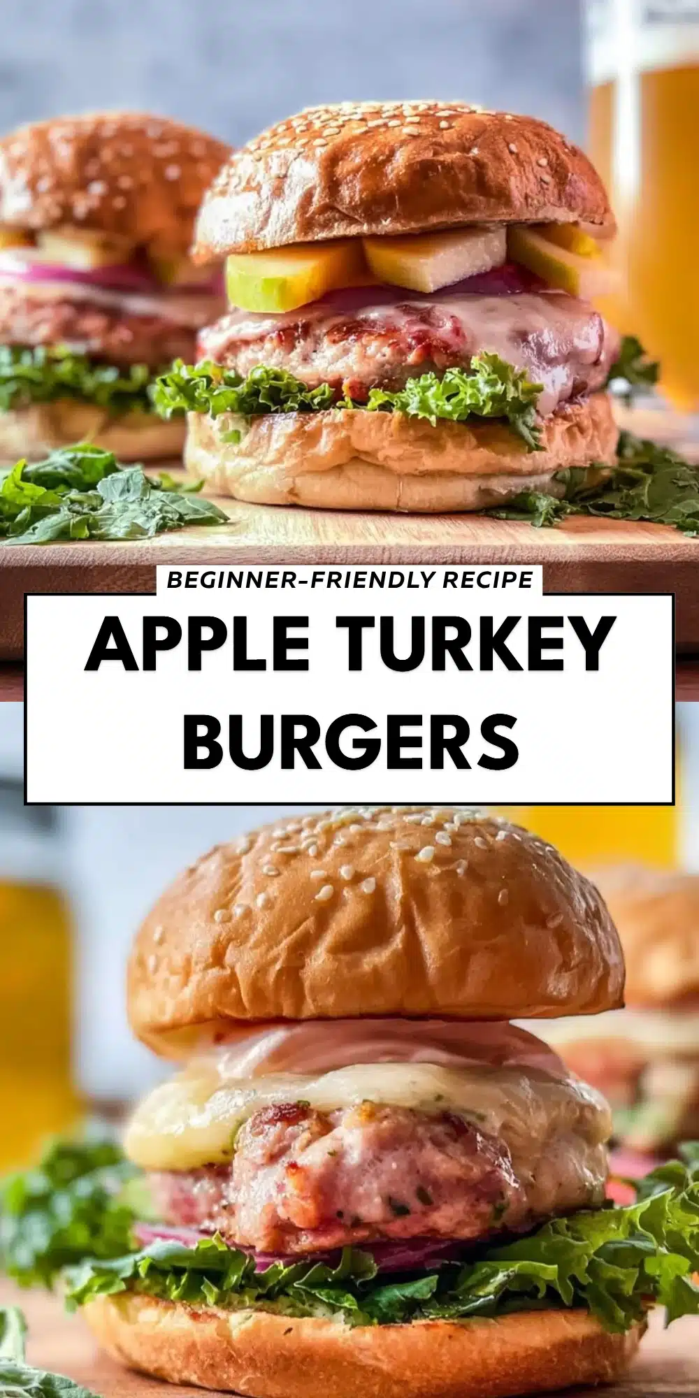 Apple Turkey Burgers