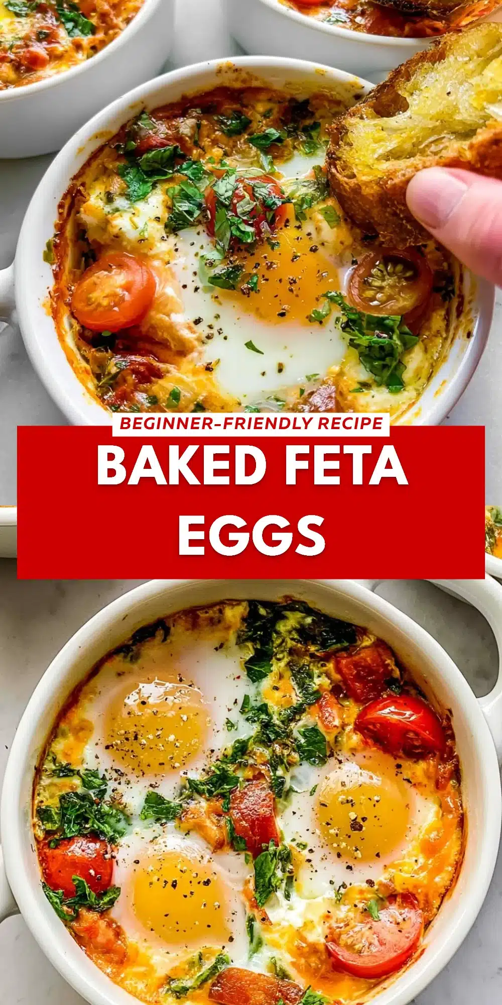 Baked Feta Eggs