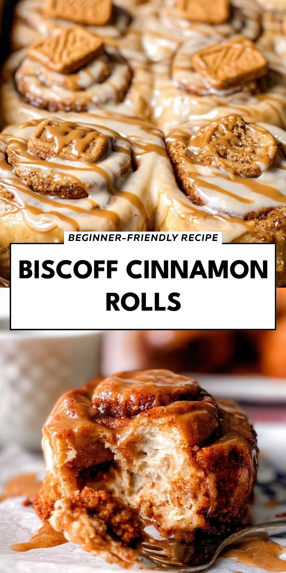 Biscoff Cinnamon Rolls