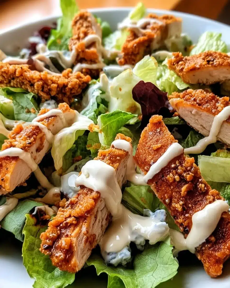Healthy and flavorful Buffalo Chicken Salad served in a bowl