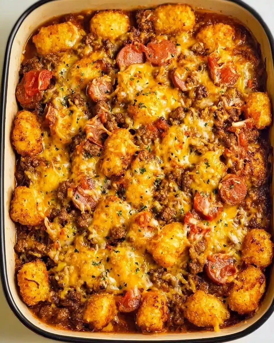 Chili Dog Casserole