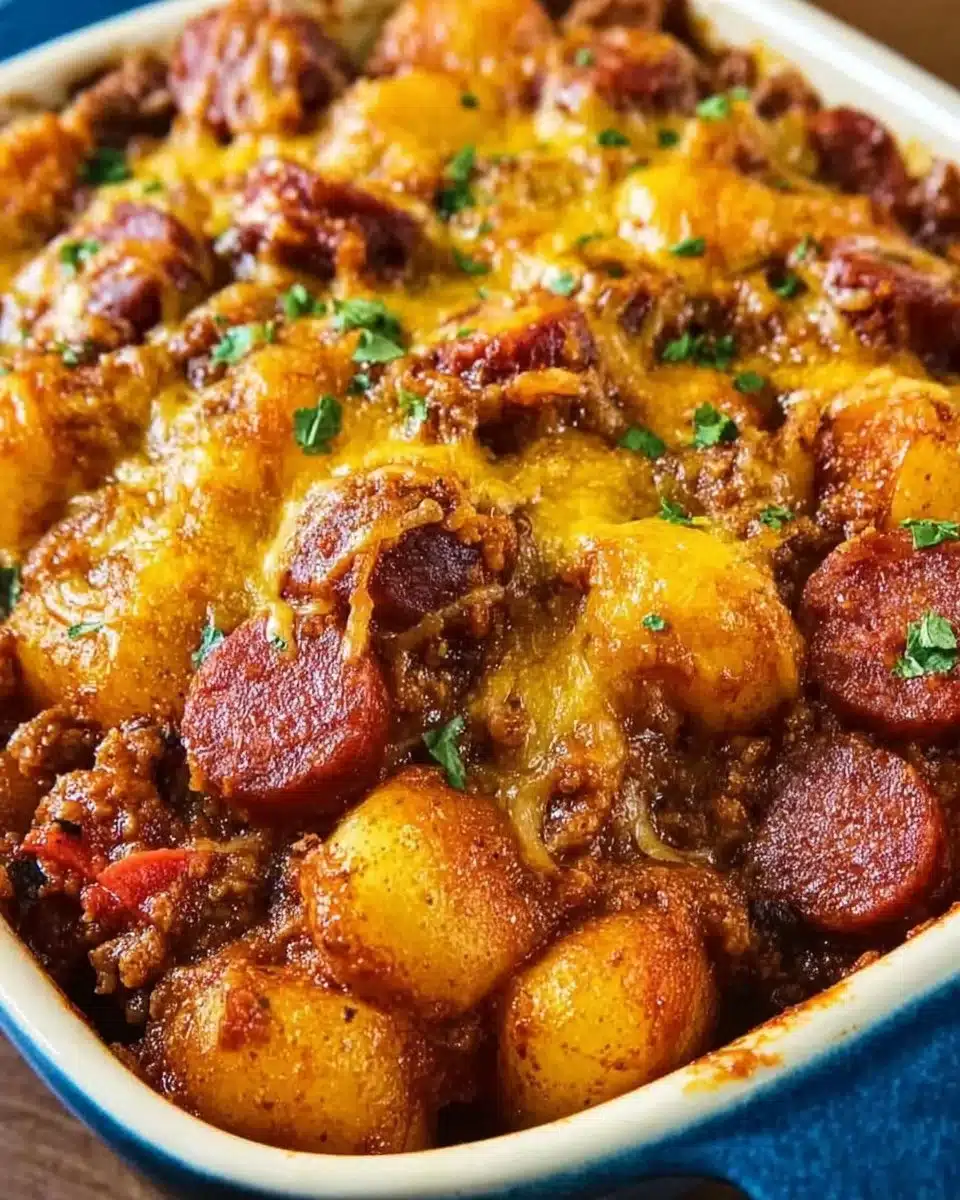 Chili Dog Casserole