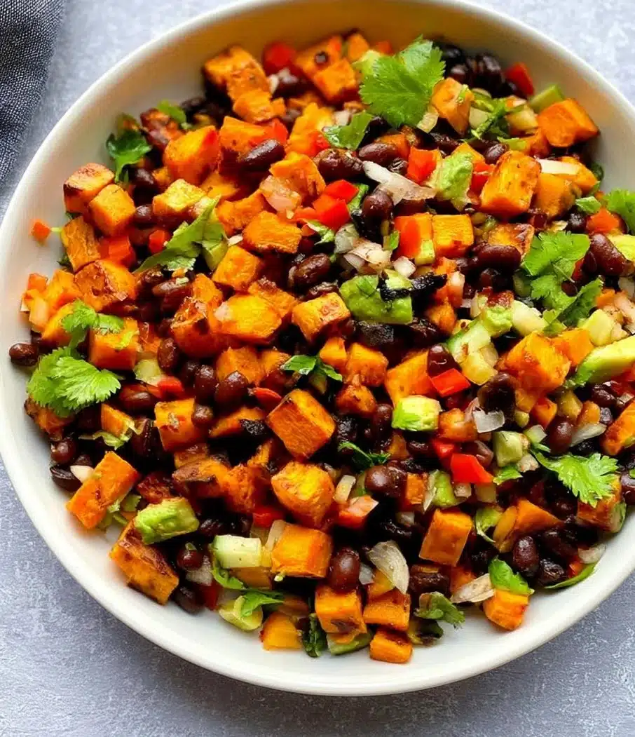Chipotle Sweet Potato and Black Bean Salad
