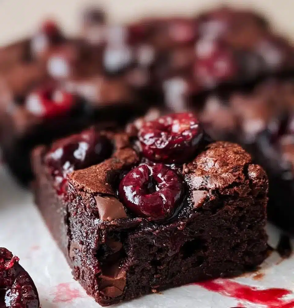 Chocolate Cherry Brownies