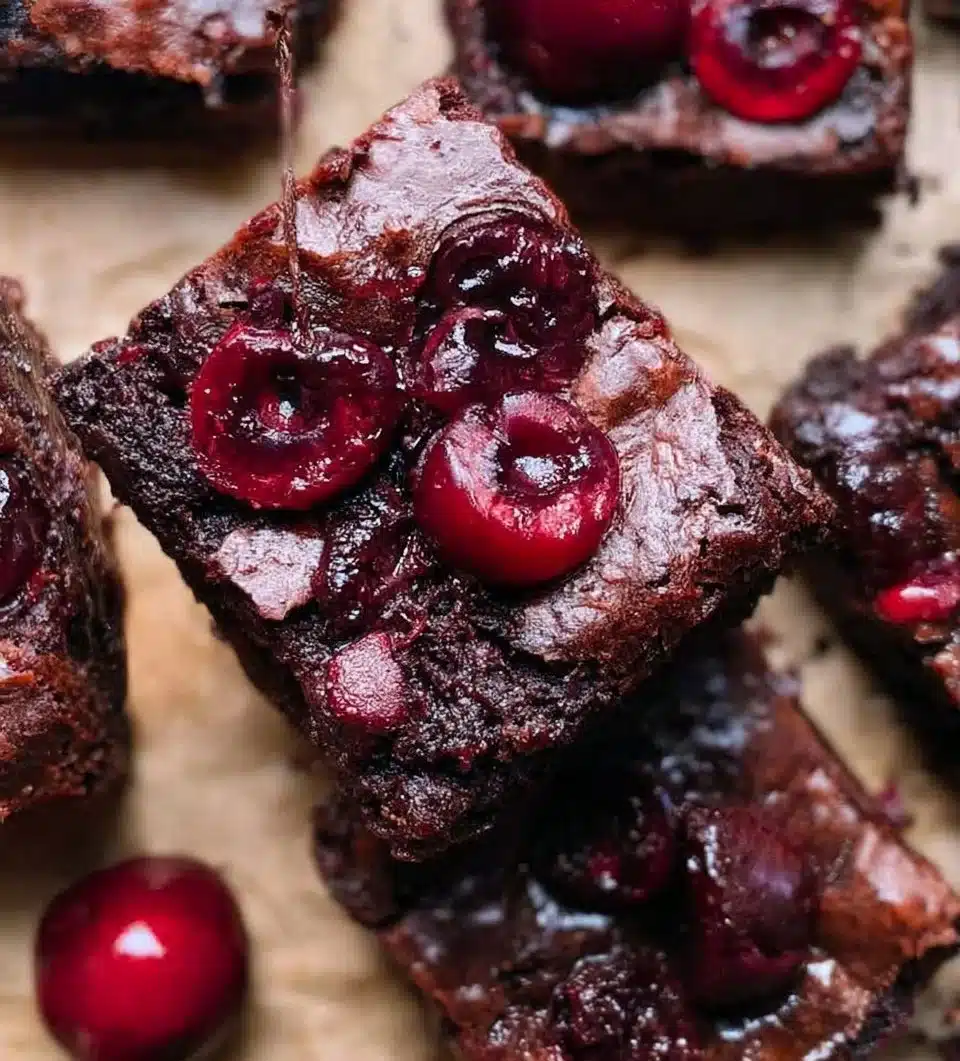 Chocolate Cherry Brownies
