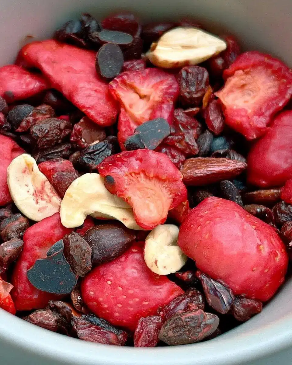 Chocolate-Covered Strawberry Trail Mix