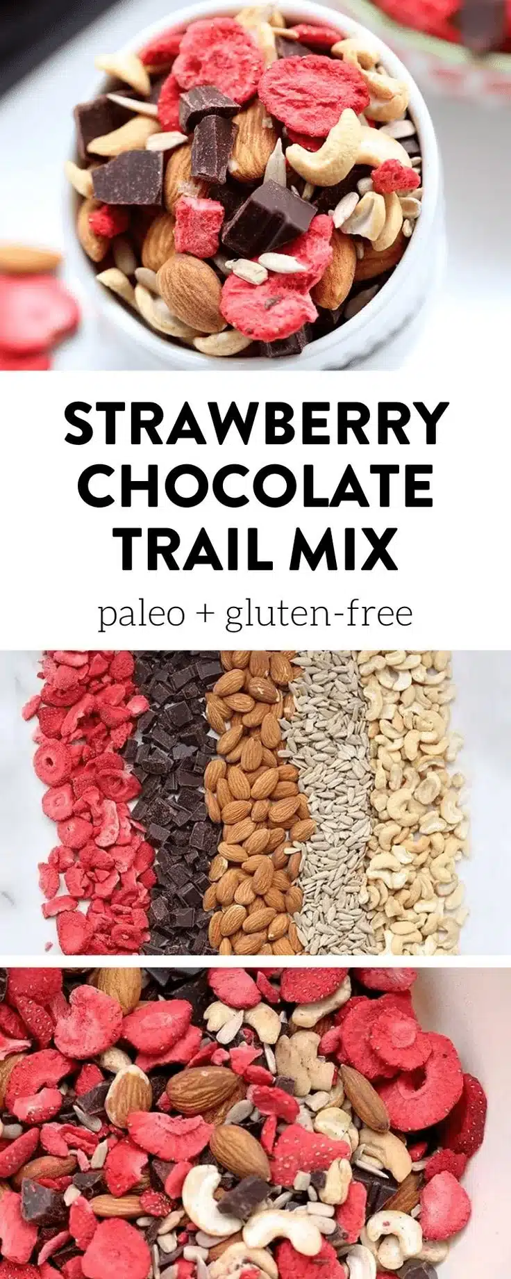 Chocolate-Covered Strawberry Trail Mix