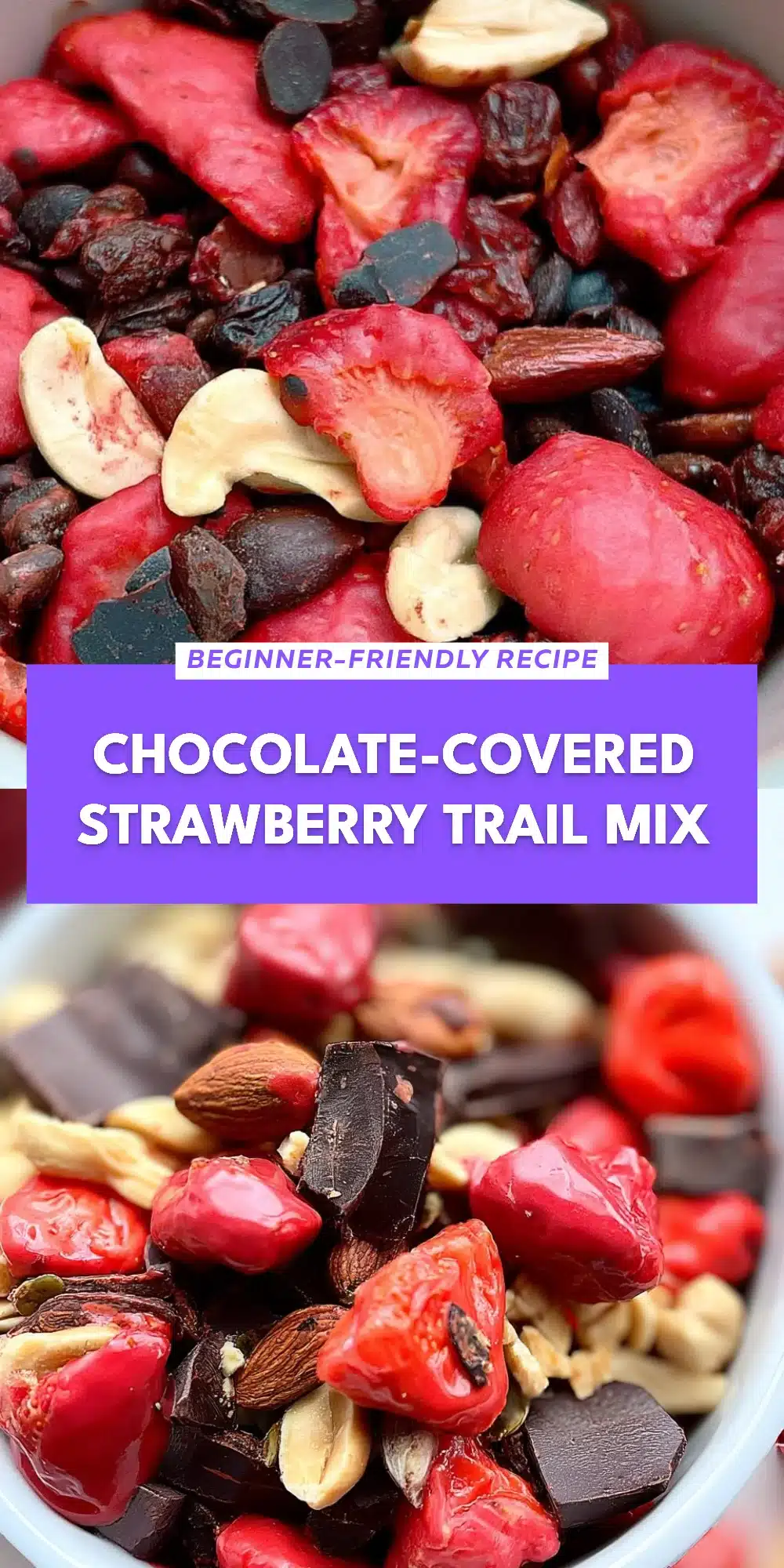 Chocolate-Covered Strawberry Trail Mix
