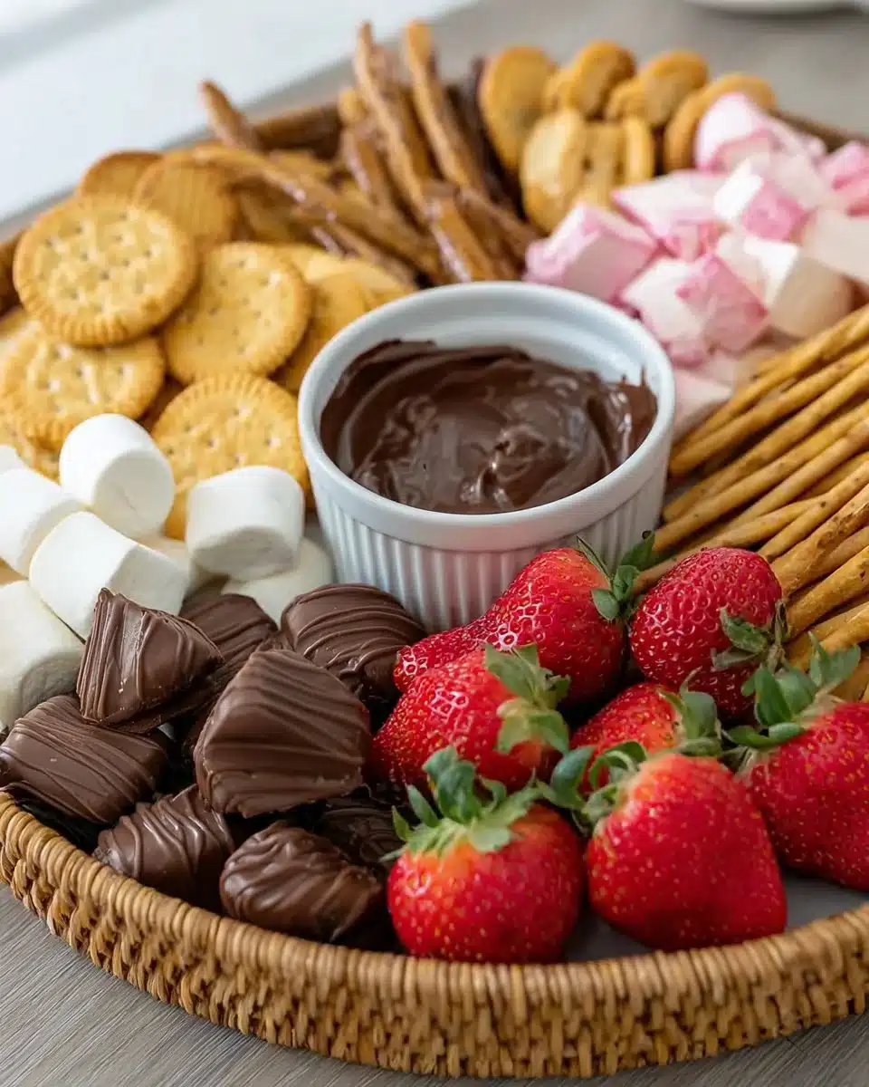 Chocolate Strawberry Platter