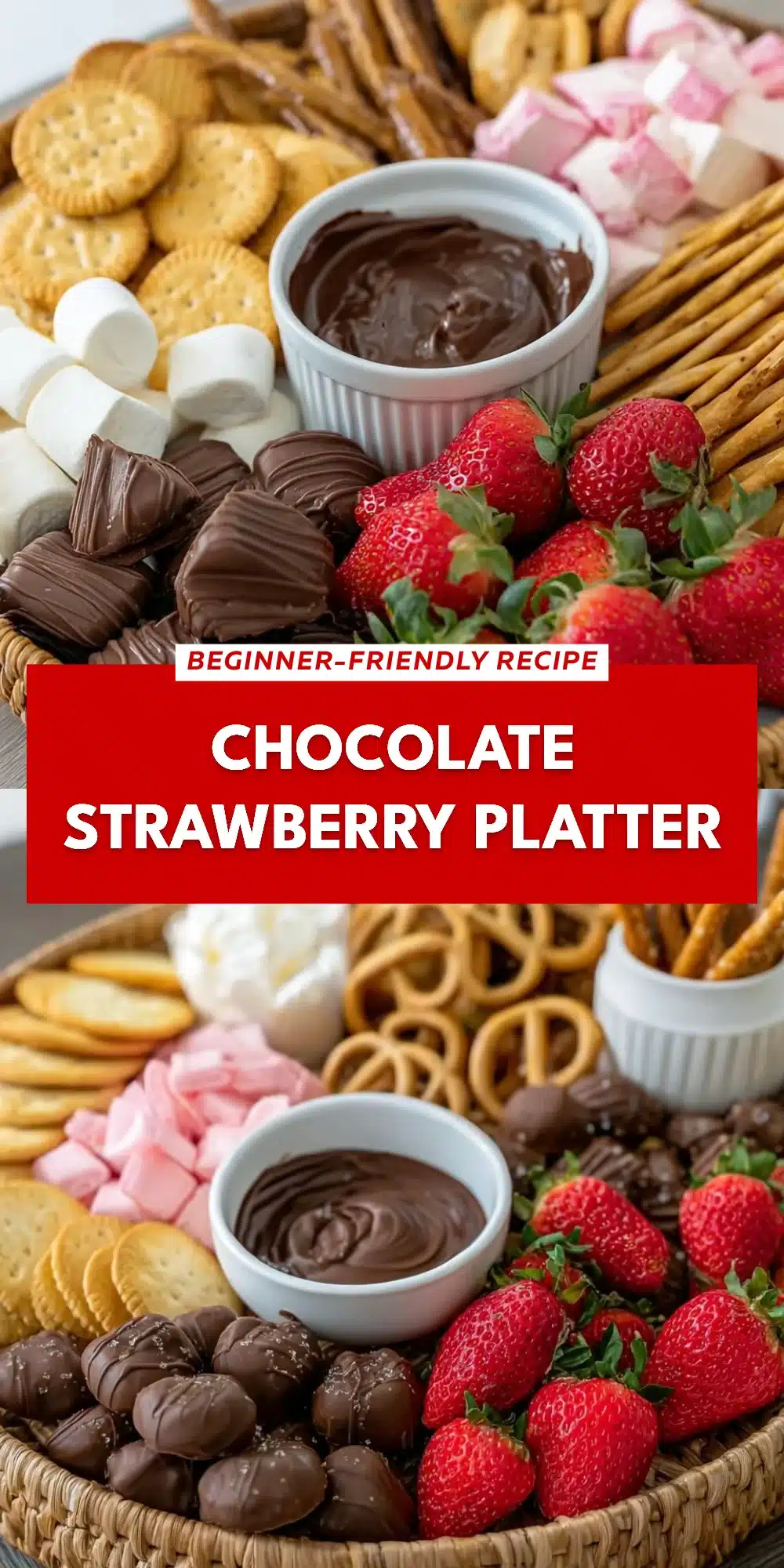 Chocolate Strawberry Platter