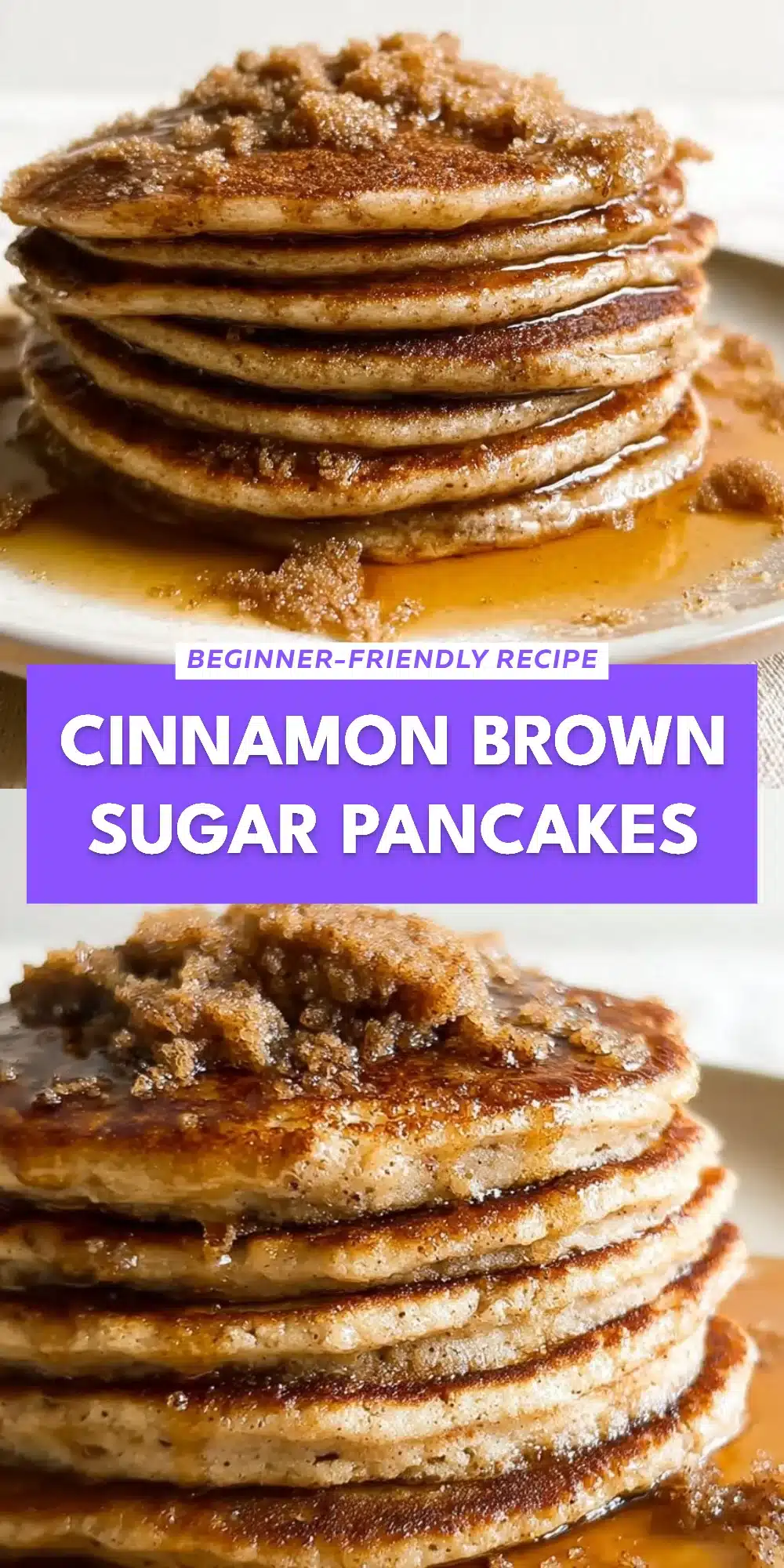 Cinnamon Brown Sugar Pancakes