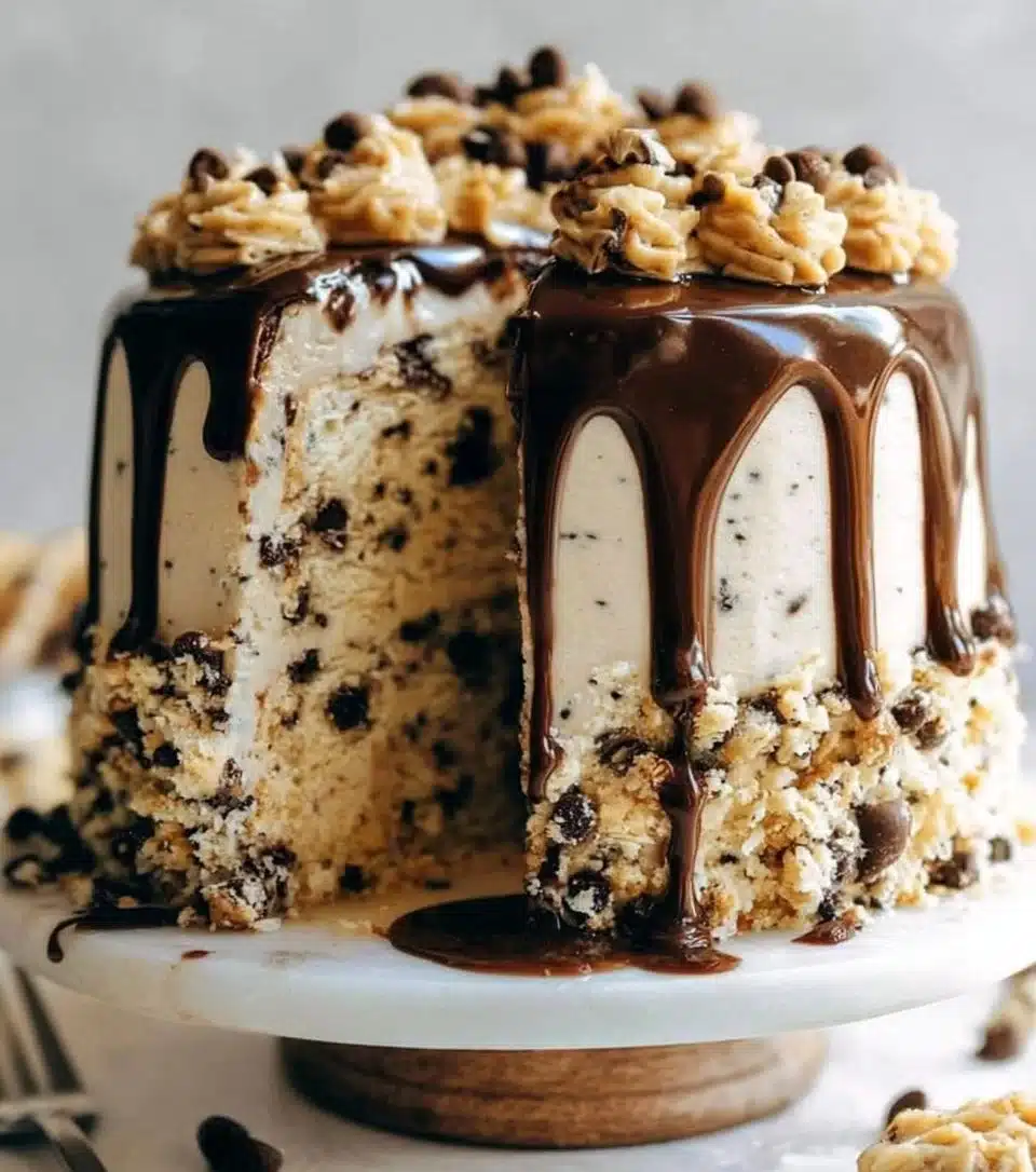 Cookie Dough Layer Cake