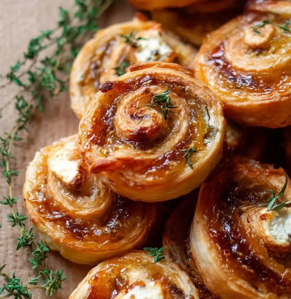 Fig and Goat Cheese Pinwheels
