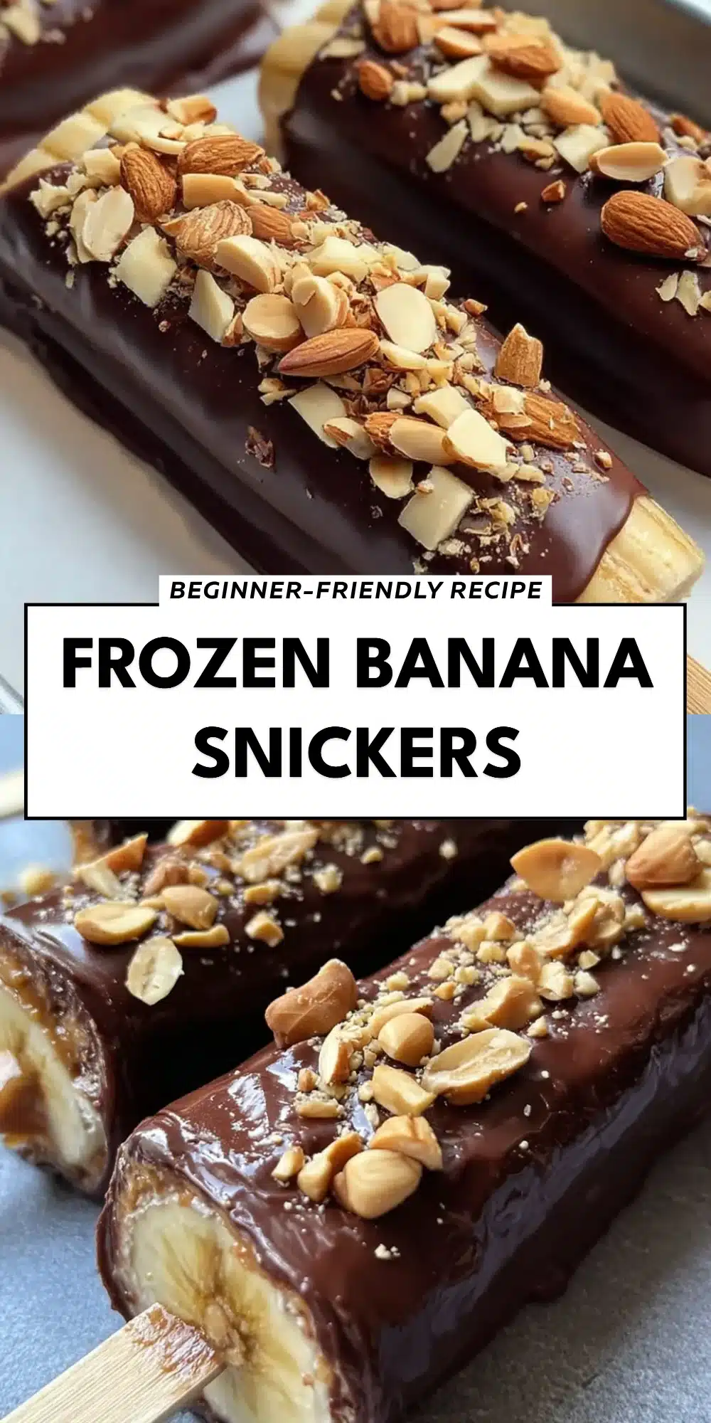 Frozen Banana Snickers