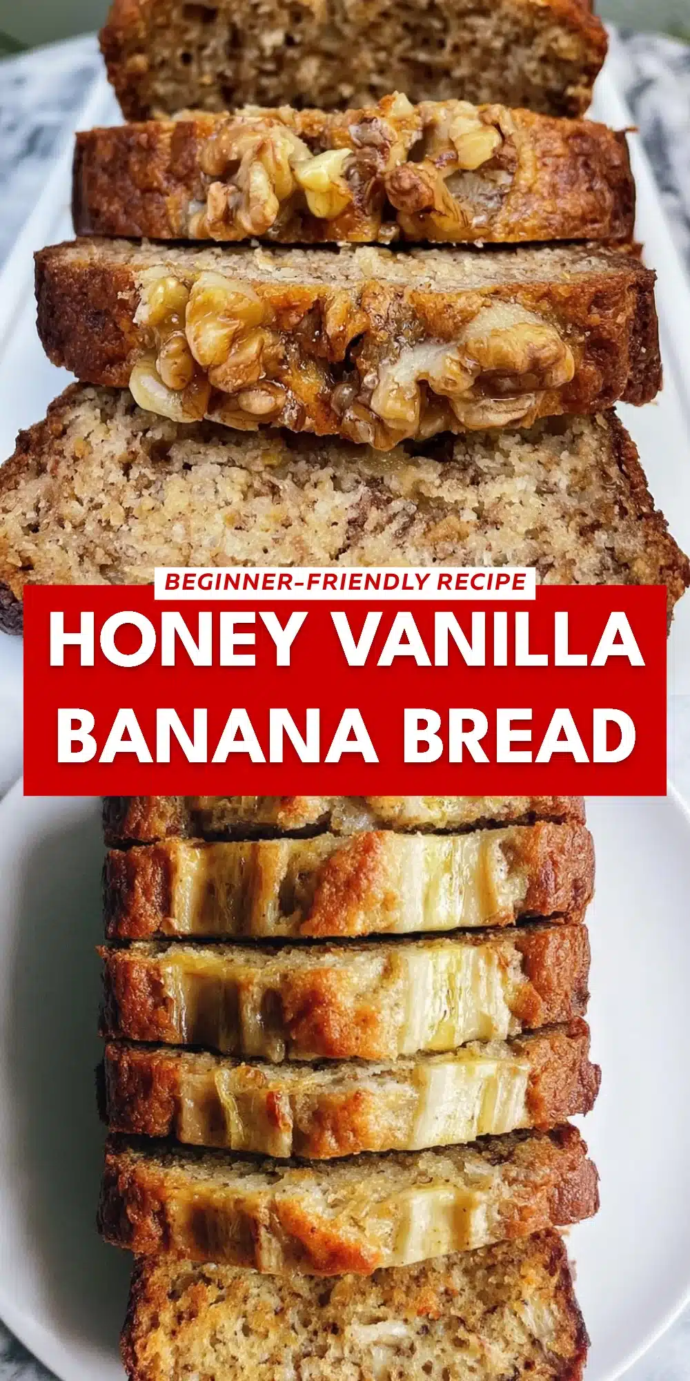 Honey Vanilla Banana Bread