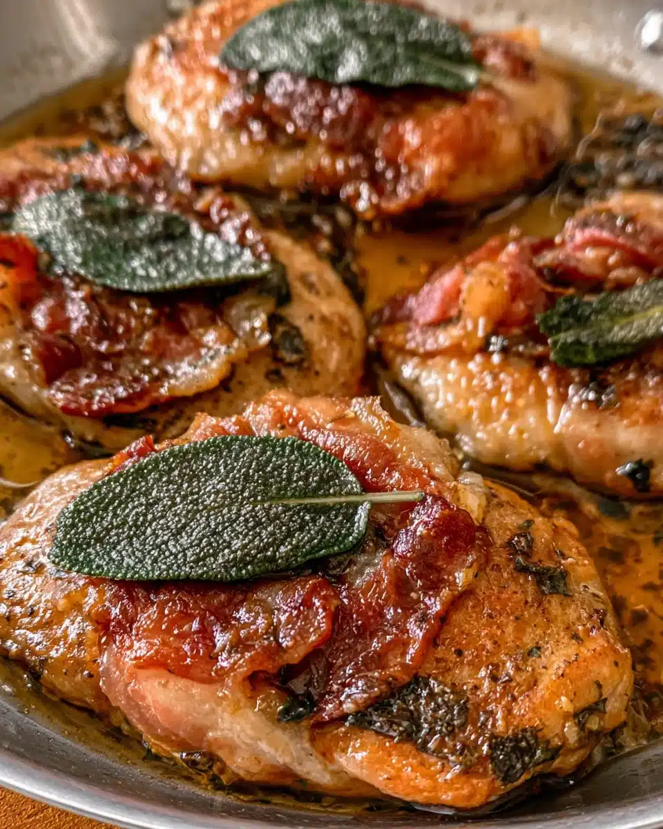 Italian Sage Chicken Saltimbocca