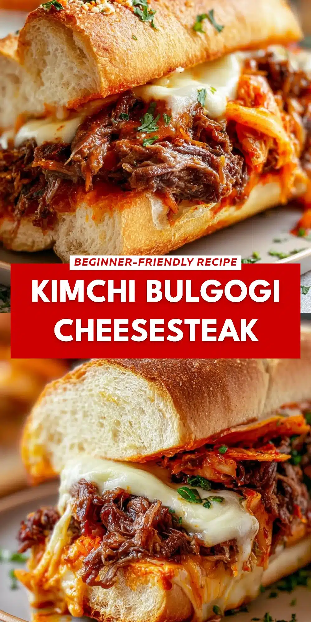 Kimchi Bulgogi Cheesesteak