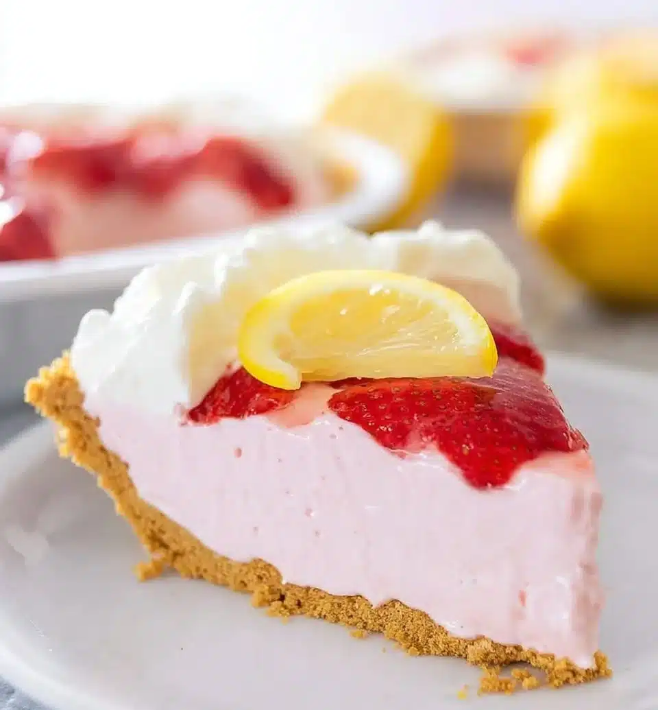 Delicious Kool Aid Pie with vibrant colors and creamy texture served on a plate