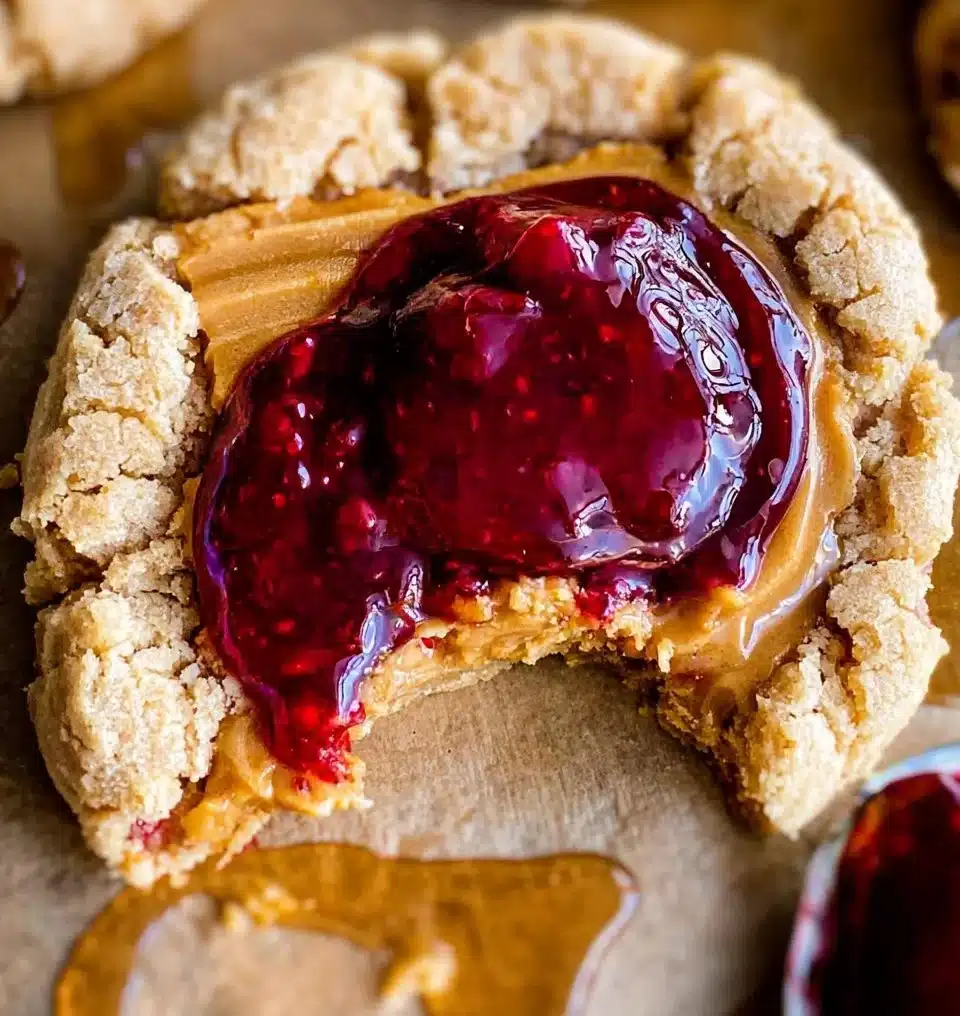 Peanut Butter and Jelly Cookies