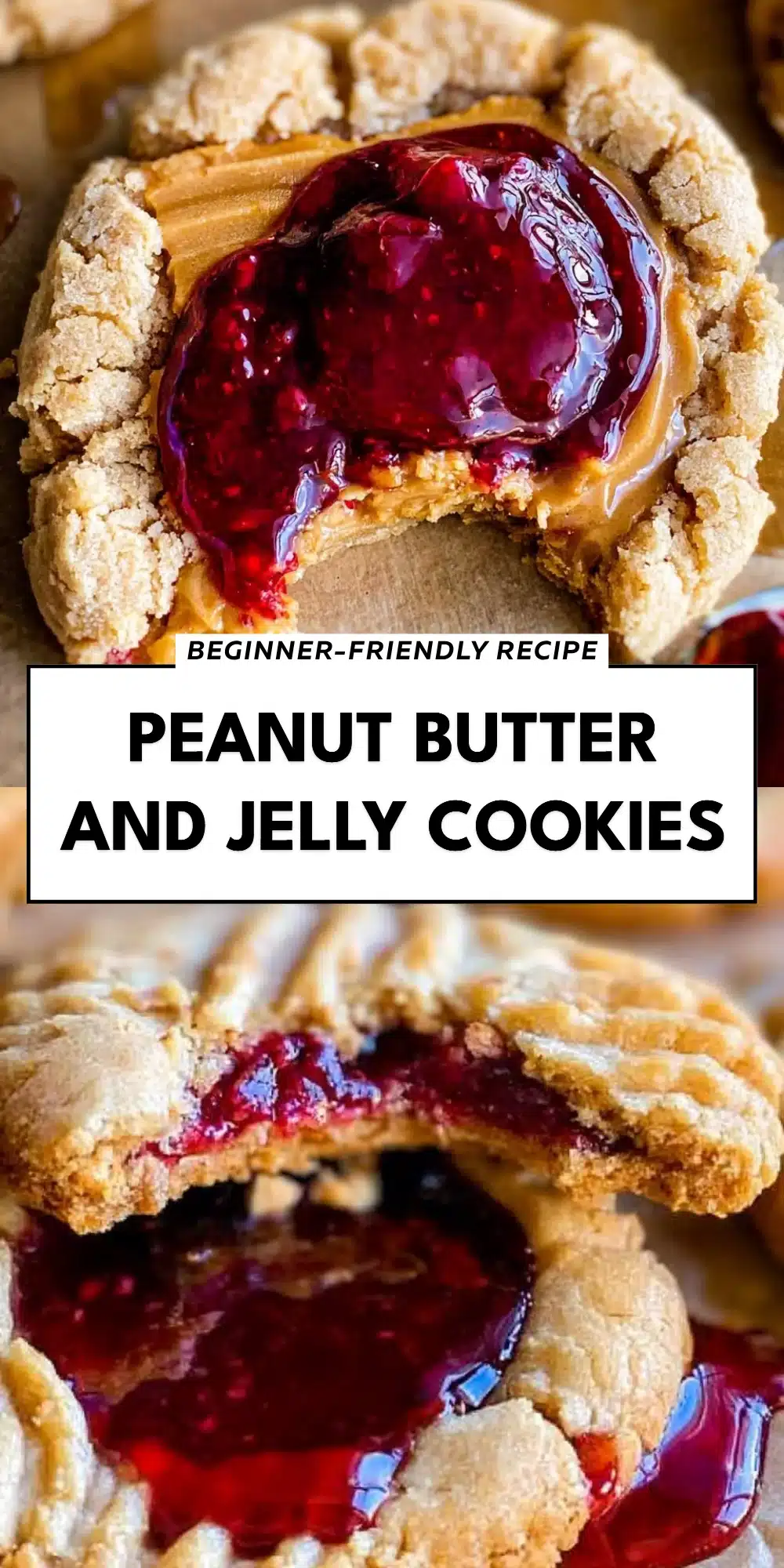 Peanut Butter and Jelly Cookies
