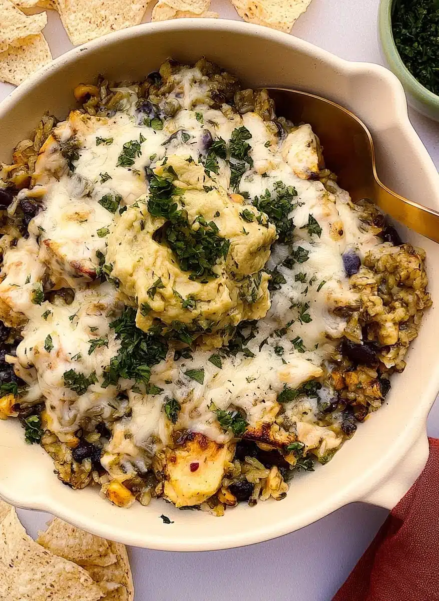 Salsa Verde Chicken and Rice