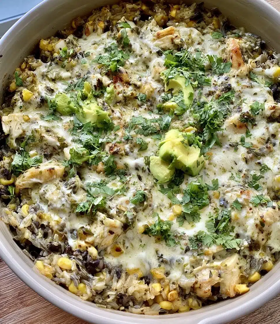 Salsa Verde Chicken and Rice