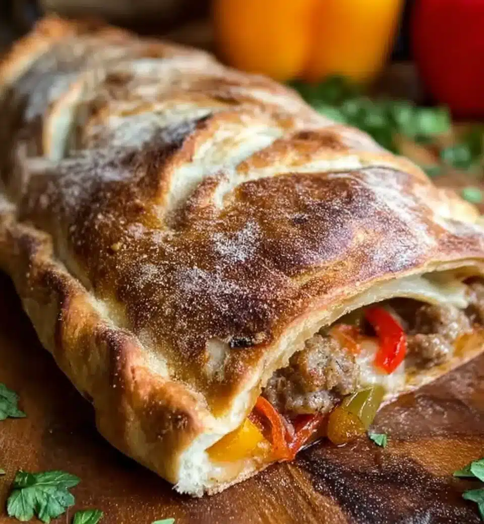 Sausage and Pepper Calzone