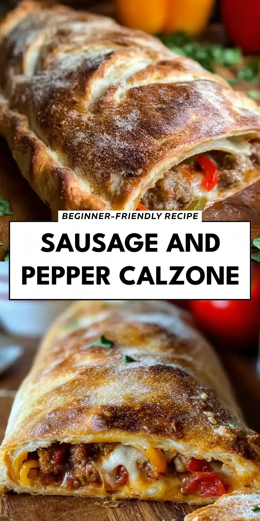 Sausage and Pepper Calzone