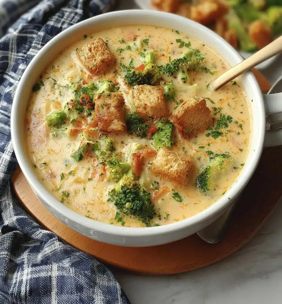 Smoked Gouda Broccoli Soup