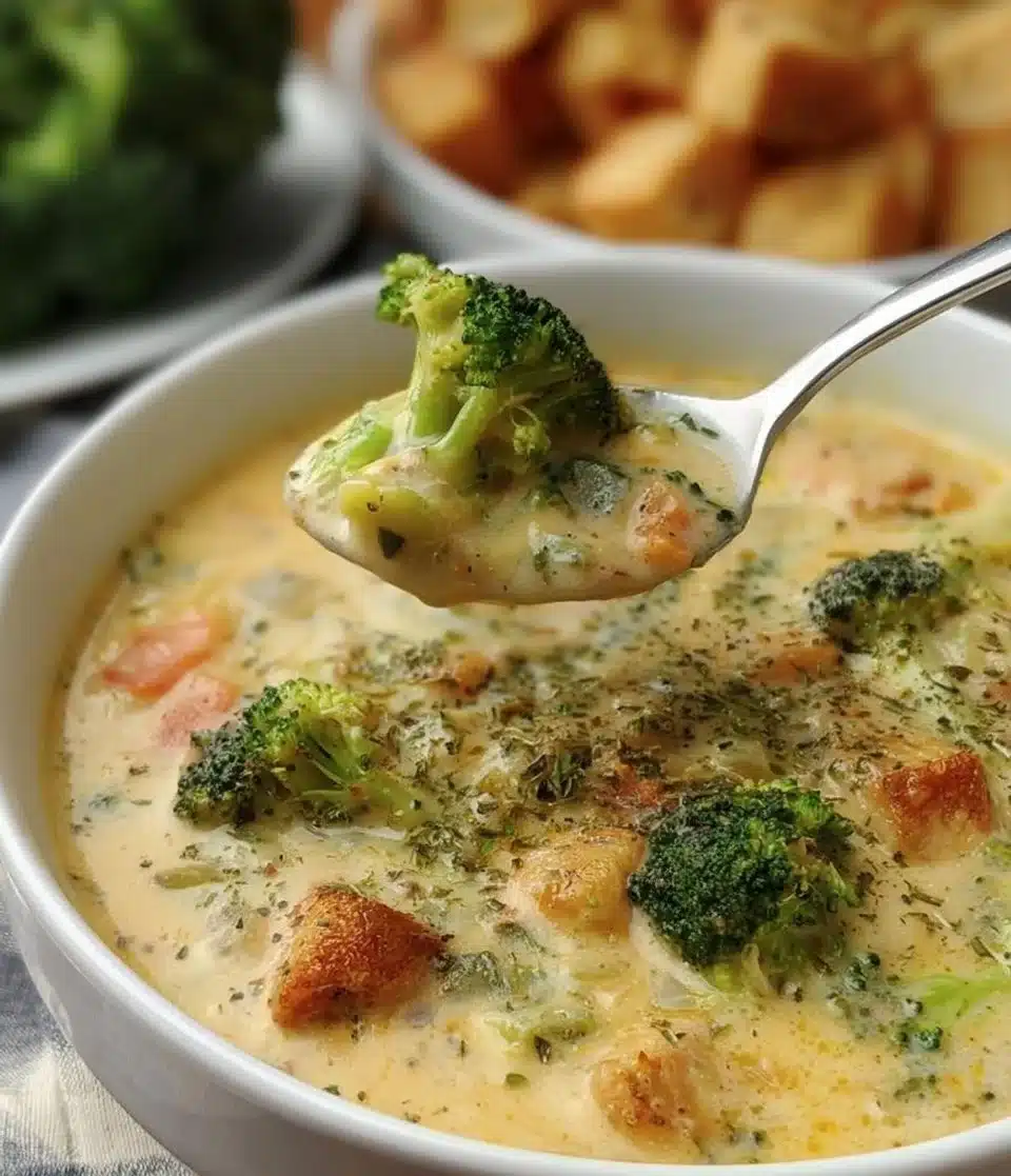 Smoked Gouda Broccoli Soup