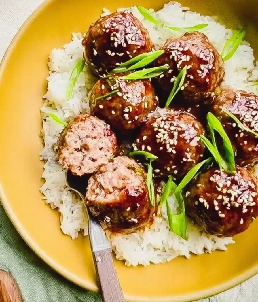 Sticky Asian Meatballs