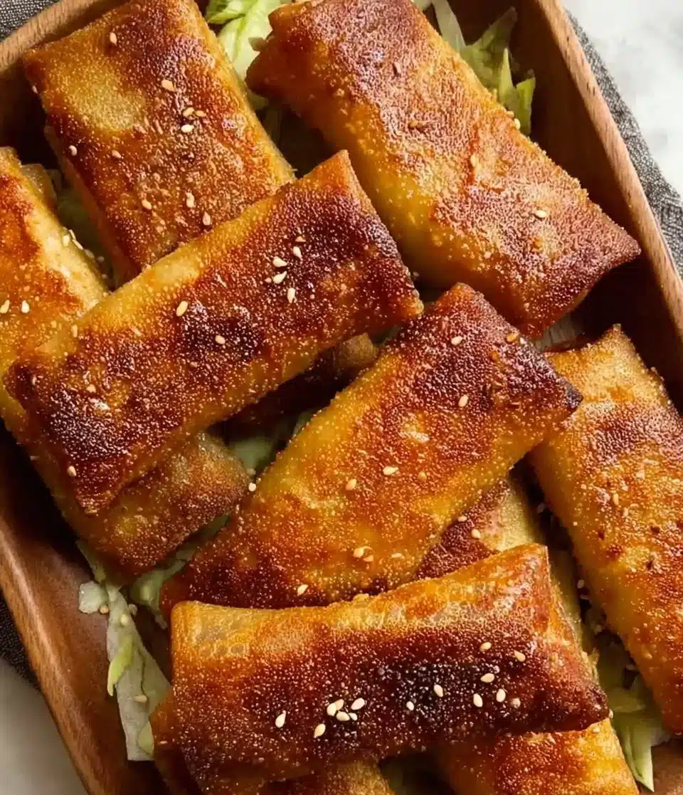 Teriyaki Chicken Egg Rolls