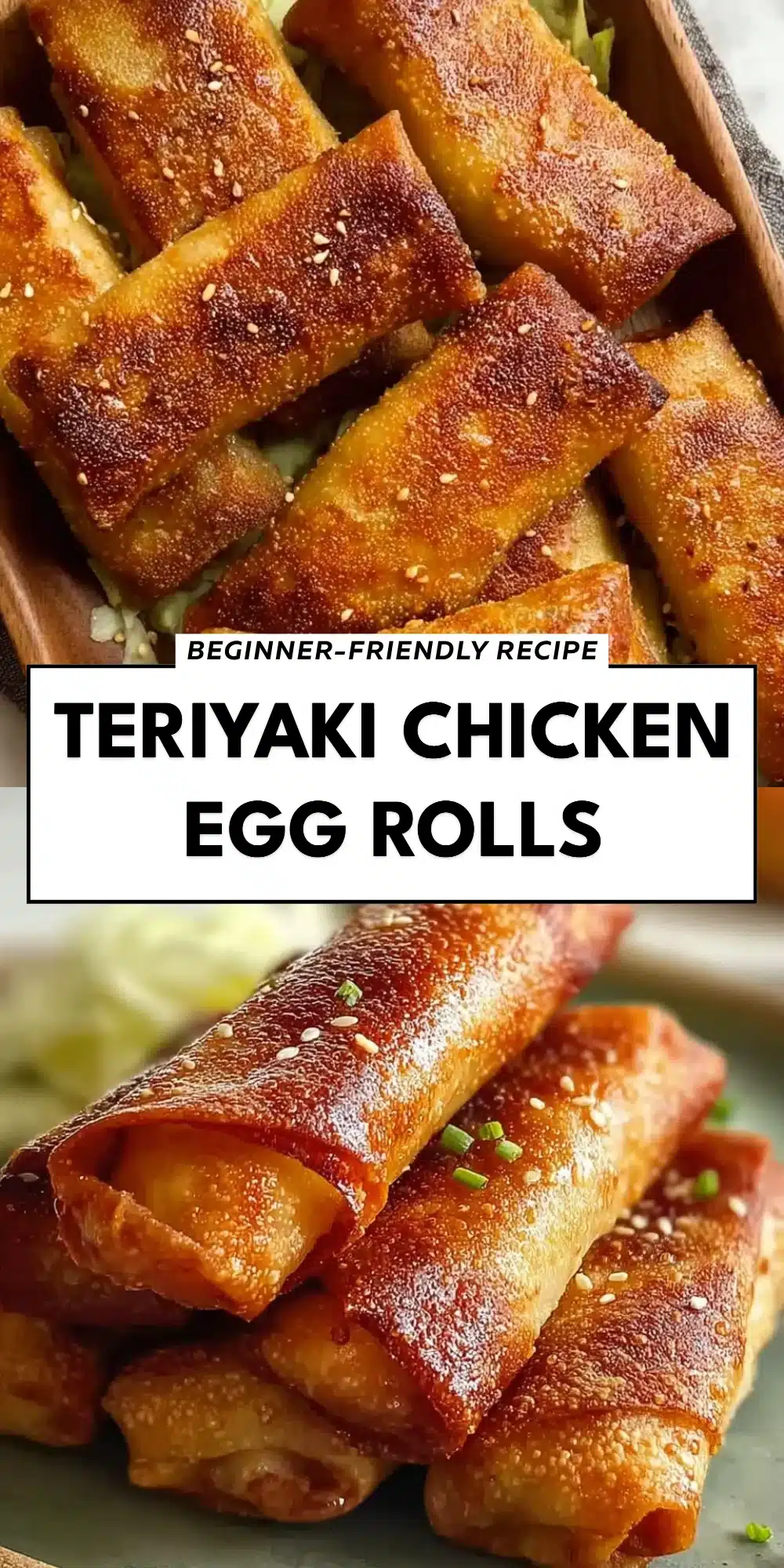 Teriyaki Chicken Egg Rolls