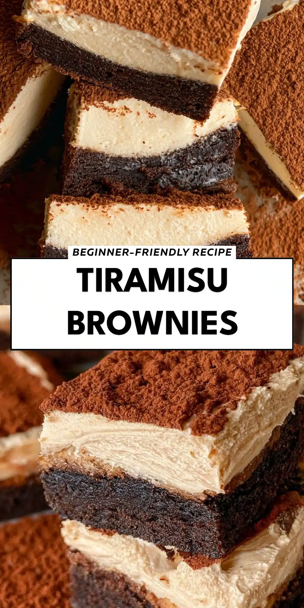 Tiramisu Brownies