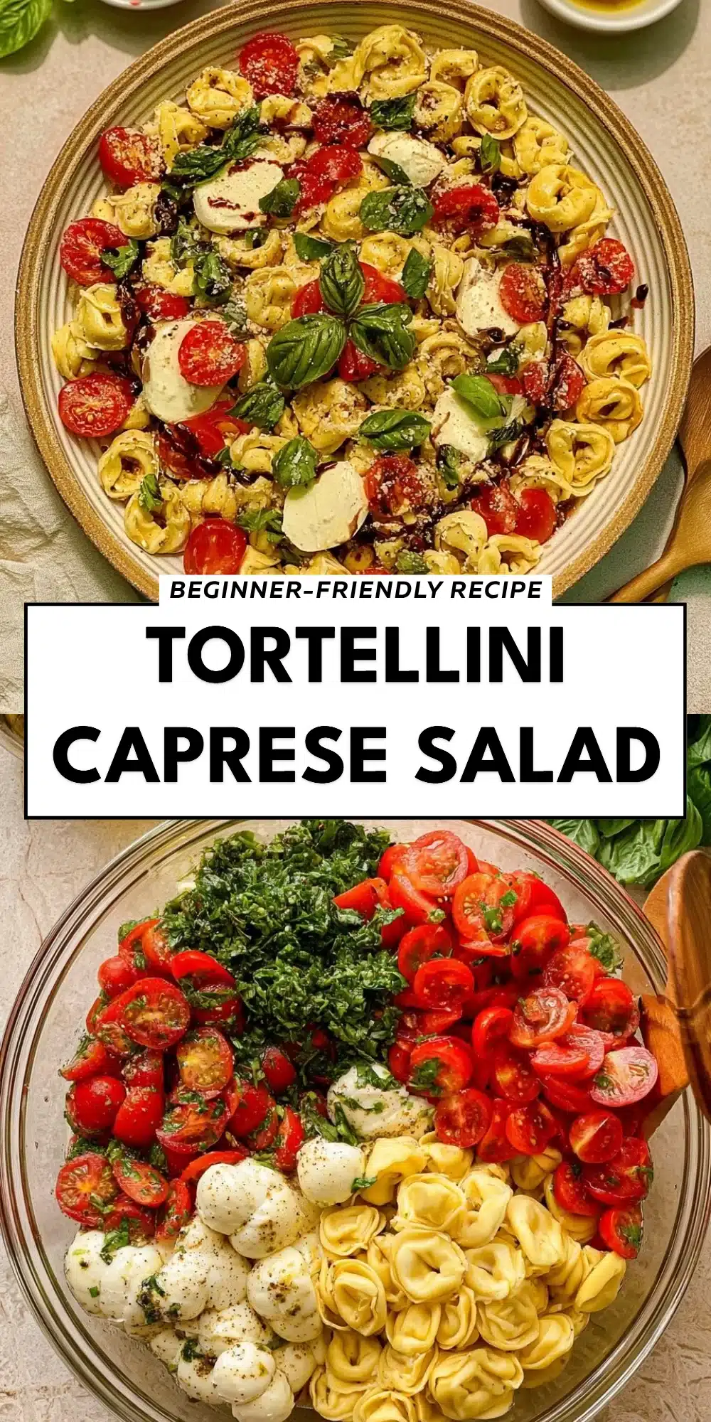 Tortellini Caprese Salad
