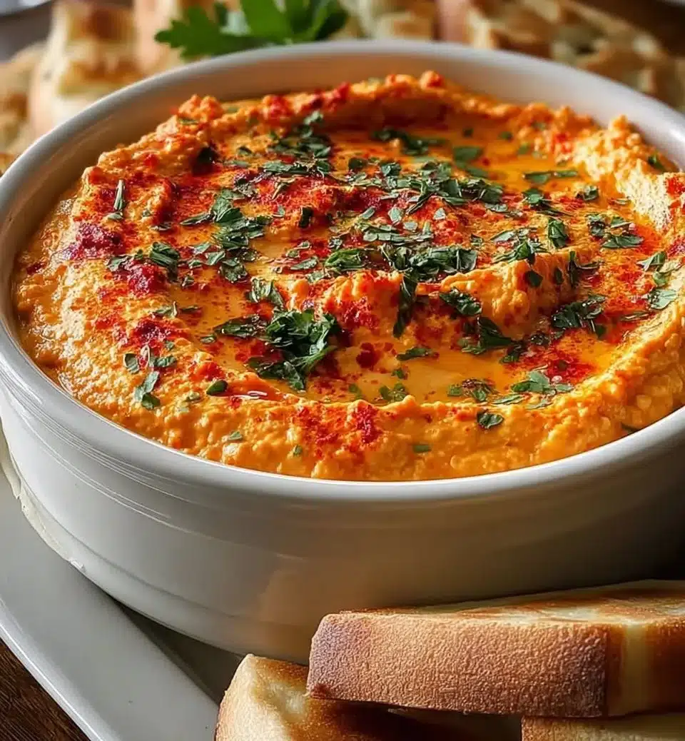 White Bean and Roasted Red Pepper Dip