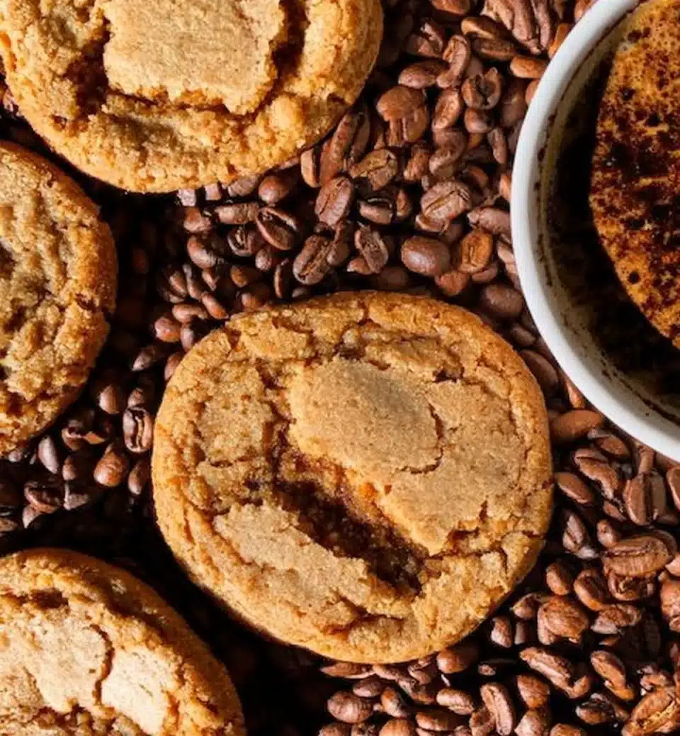 Delicious espresso cookies with a rich coffee flavor and chocolate chips