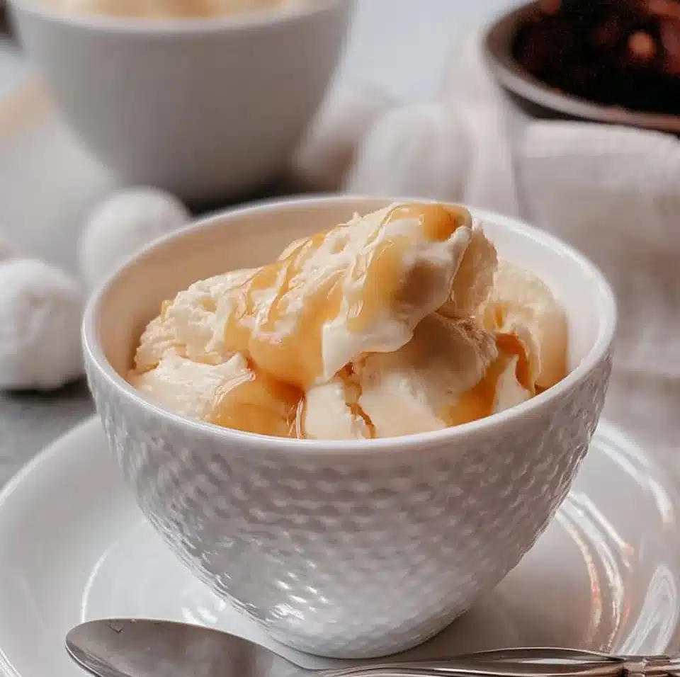 Delicious frozen custard served in a vibrant bowl