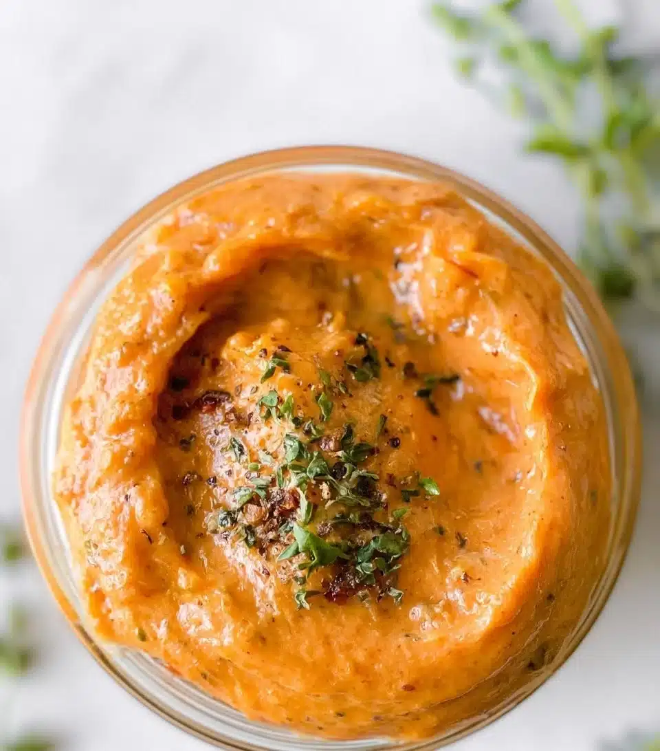 Delicious homemade tomato compound butter spread